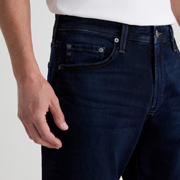 AG Everett Slim Straight Color: Barton (Dark Denim) - Picture 6 of 6